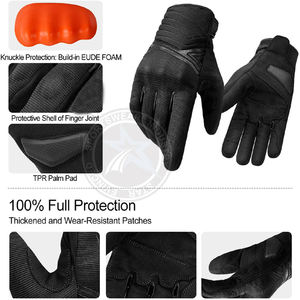 Gant de sport de moto en cuir avec logo personnalisé de nouveau design Gants de moto pour la course Gants à écran tactile - Product Image 3