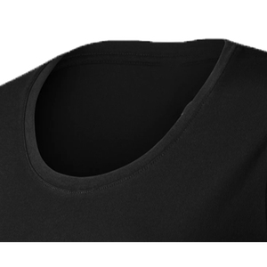 Camiseta Térmica Personalizada Ecológica Bordada para Mujer, Estilo Urbano, Cuello Redondo, Manga Corta, Tejido de Felpa - Product Image 2