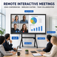 Tableau tactile interactif intelligent pour l'apprentissage en classe, l'éducation et les applications pédagogiques