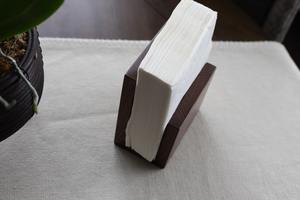 <b>Simple</b> Wooden Napkin Holder Suitable for Office <b>Desk</b> Dining Table and Formal Workspace Table Setting Use Wholesale From India - Product Image 6