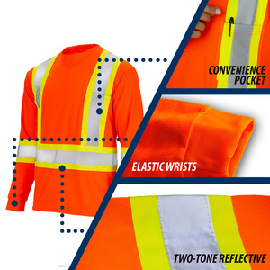 Hi Vis Orange Mesh <b>Construction</b> Reflective Security Multi-Pockets Disposable Workwear Coverall Safety Vest Safety Clothing - Product Image 4