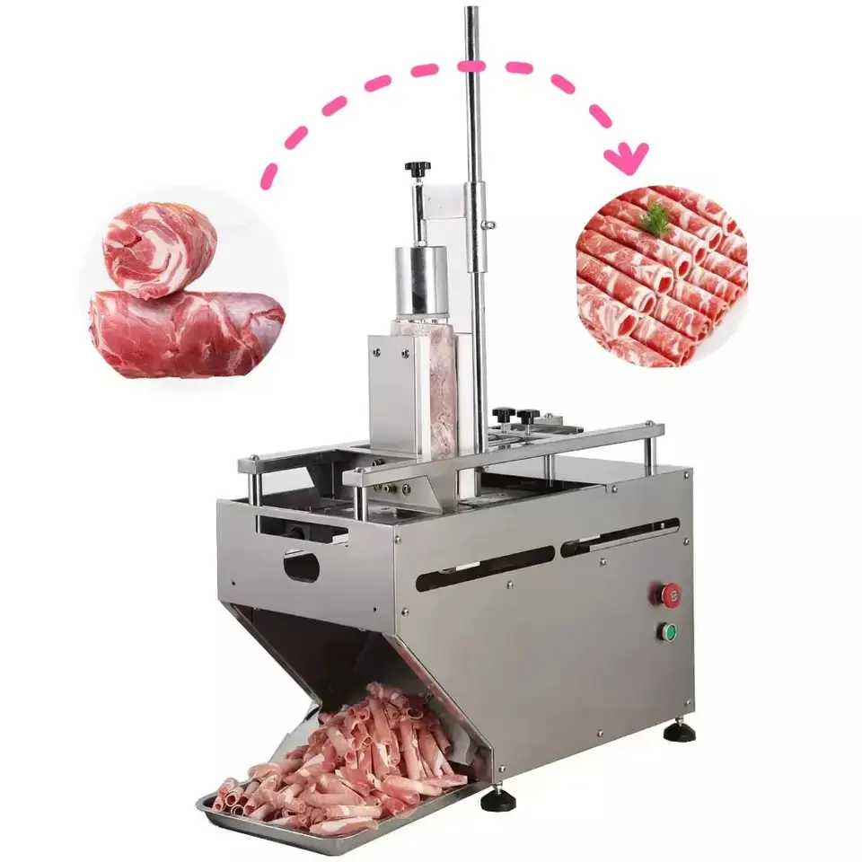 Машина для нарезки мяса из нержавеющей стали