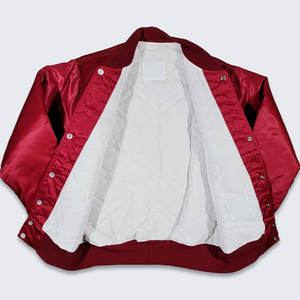 Vente en gros de vestes en satin de printemps veste courte pour femmes vestes de moto de printemps personnalisables pour femmes - Product Image 2