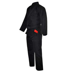Uniforme BJJ negro de alta calidad con función elástica propio equipo de artes marciales hecho a medida buena venta con cinturón negro - Product Image 2