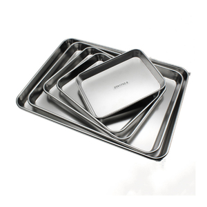 Plateau pour instruments chirurgicaux en acier inoxydable certifié ISO13485, plateau de traitement chirurgical manuel de haute qualité, tailles personnalisées - Product Image 5