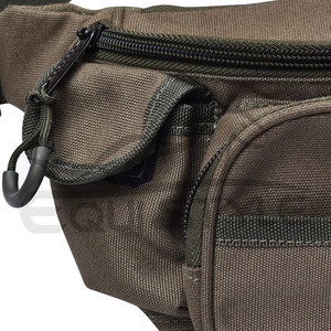 Riñoneras de lona marrón Oliva de diseño personalizado de alta calidad, riñoneras con cremallera, venta al por mayor, proveedor de acampada al aire libre de alta calidad - Product Image 3