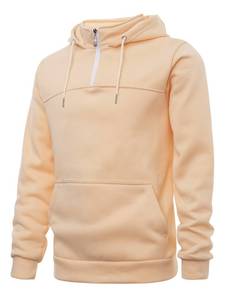 Fabricants OEM de haute qualité poids lourd surdimensionné respirant 100% coton 1/4 pull zippé vierge quart zip sweat unisexe - Product Image 4