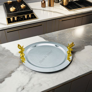 Plateau à cerf en acier inoxydable Plat de service à tête de cerf - Product Image 2