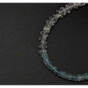 Herkimer & Aquamarine Crystal <b>Bracelet</b> Elegant & Luxurious <b>Bangle</b> - Product Image 3