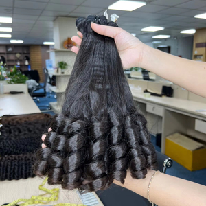 Extensions de cheveux Fumi 100% cheveux humains naturels, cuticules alignées, vierges, vietnamiennes, trame de peau, lisses, qualité 9A - Product Image 1