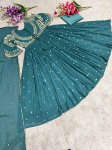 ชุดงานแต่งสไตล์บอลลีวูดสำหรับสตรีชุดแต่งงานเจ้าสาวอินเดียชุดงานแต่งสไตล์บอลลีวูดดีไซน์ใหม่ - Product Image 3