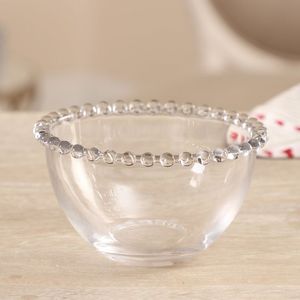 <b>Glass</b> Chocolate <b>Bowl</b> Restaurant Tableware Decoration Fruit <b>Bowl</b> Handmade Gold Color Clear <b>Glass</b> <b>Dessert</b> <b>Bowl</b> - Product Image 1
