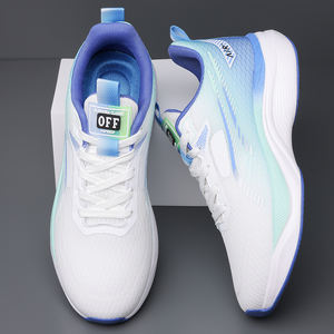 حذاء جري للرجال مدعم للتنفس بسعر منخفض تصميم OEM لفصول الربيع والخريف والشتاء - Product Image 5