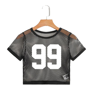 Camiseta de práctica de fútbol americano de malla en blanco al por mayor, ropa de fútbol de Rugby, camiseta cuadrada, ropa de equipo de entrenamiento de fútbol - Product Image 3