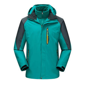 Chaqueta Acolchada Impermeable para Hombre, con Capucha y Doble Botonadura, para Senderismo y Deportes, Transpirable, Cortavientos, Ecológica, 100% Poliéster - Product Image 3