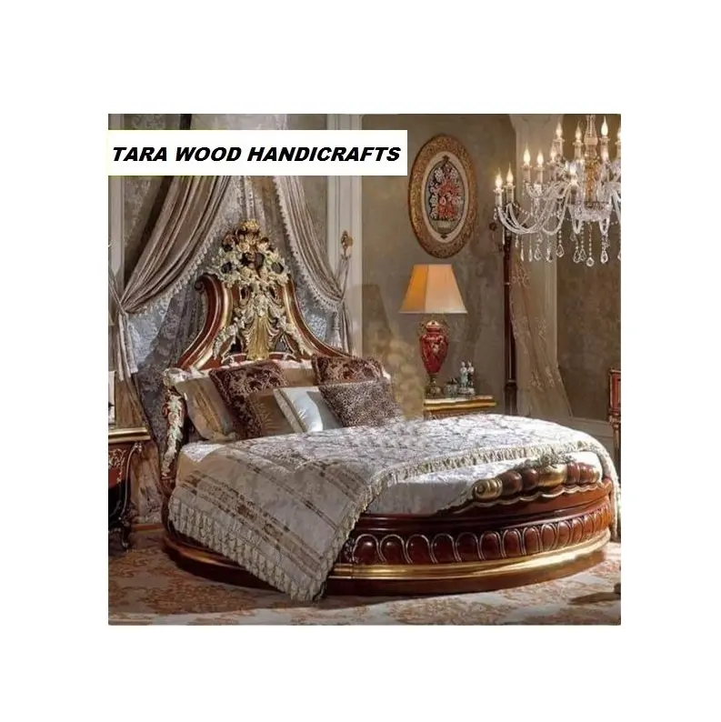 Hoge Kwaliteit Mode Custom Luxe Klassieke Massief Hout California Kingsize Bed Frame Met Hoofdeinde Voor Huismeubilair