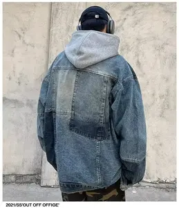 <b>Vintage</b> Women <b>Jacket</b> 2024 Autumn Winter Oversize Denim <b>Jackets</b> Washed Blue Jeans Coat Turn-down Collar Outwear <b>Jacket</b> - Product Image 4