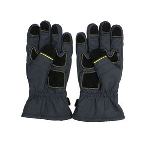Gants de travail haute visibilité conçus avec des bandes réfléchissantes pour la sécurité Gants de travail haute visibilité conçus pour l'aménagement paysager et le travail de construction - Product Image 3