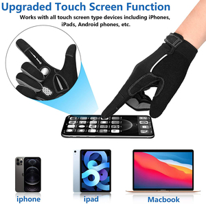 ถุงมือหนังแบบเต็มนิ้วระบายอากาศได้ดีพร้อมบริการ OEM สำหรับฤดูหนาว - Product Image 4