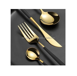 Juego de cubiertos de acero inoxidable y metal de diseño moderno de estilo americano, cubiertos en tamaños personalizados para varias ocasiones para exportación - Product Image 5