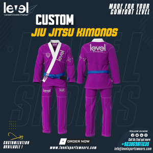 2025 entrenamiento lucha mezcla profesional 2025 Kimono personalizado Jiu Jitsu uniforme artes marciales superventas Gis Karate traje - Product Image 5
