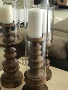 Handmade Eco-Friendly Round Wood <b>Candle</b> <b>Stand</b> for Home Decoration - Product Image 2
