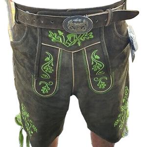 Pantalones Cortos de Cuero para Hombre, Estilo Bávaro, Tradicional, Personalizado - Product Image 3