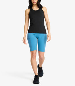 Camiseta sin mangas corta acanalada ajustada Sexy de alta calidad para mujer, camisa de punto de Color sólido sin mangas para ropa informal de verano - Product Image 2