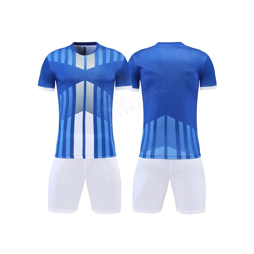 Baskı logosu futbol takımı ucuz özel spor yeni Model son tasarımlar giymek futbol forması
