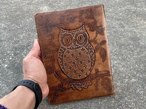 Tùy chỉnh bìa cứng Sketchbook với in logo tái chế Kraft xoắn ốc da Bìa trống vẽ Pad máy tính xách tay - Product Image 5