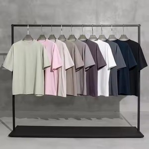 เสื้อยืดคอกลมแขนสั้นสำหรับผู้ชายผ้าฝ้ายโพลีเอสเตอร์ GSM 230 2025ออกแบบได้ตามต้องการ - Product Image 1