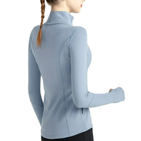 Nouveau style, prix abordable, vestes de yoga pour femmes, crop top respirant, séchage rapide, polaire sans manches, fermeture éclair, vêtements de sport pour la gym, nylon