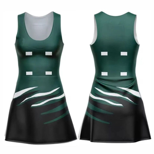 Uniforme de netball de poliéster 100% con estampado reversible personalizado para mujer para ropa deportiva para adultos - Product Image 3