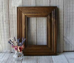 Square wooden photo <b>frame</b> for <b>gallery</b> decor wall desk display clean balanced style gift wedding anniversary birthday present - Product Image 2