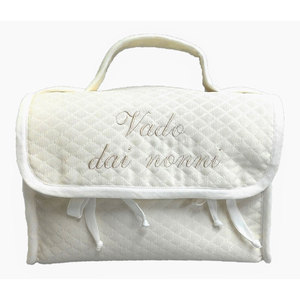 Sac de beauté pour bébé pour la visite des grands-parents - Ecru - Product Image 1