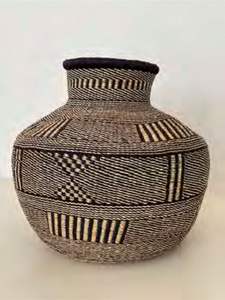 Set of 2 Durable Long Lasting Use Woven Seagrass Belly <b>Basket</b> <b>for</b> Storage <b>Plant</b> Pot <b>Basket</b> and Laundry Picnic and Grocery <b>Basket</b> - Product Image 2
