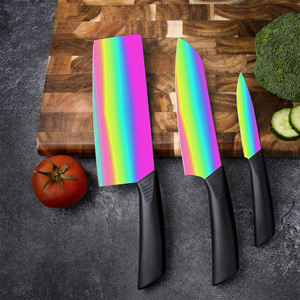 Couteau de chef à revêtement céramique très vendu, compatible lave-vaisselle, ambidextre, pour le camping en plein air - Fabrication artisanale, livraison rapide - Product Image 3