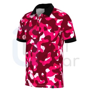 2025-26ของผู้ชายแห้งเร็วสีทึบกอล์ฟสำหรับโปโลเสื้อยืดระบายอากาศผ้าถักออกแบบสวยงามลำลองคู่กีฬาสำหรับโปโล - Product Image 3