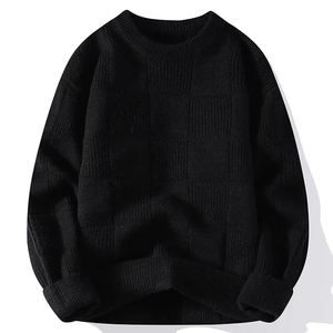 Pulls pour hommes 100 % coton respirant, vente en gros, sur mesure, OEM, couleurs personnalisées, taille, logo, haute qualité, grandes tailles, motif hiver - Product Image 3