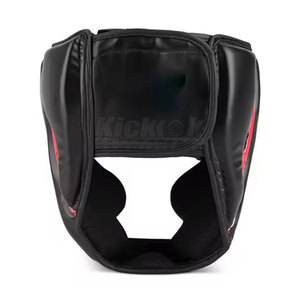 High Quality Leather Training Head Guard with High Density <b>Foam</b> <b>Padding</b> and Adjustable Straps for Secure Fit - Product Image 2