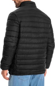 Proveedor de chaqueta acolchada con capucha personalizada para hombre, ropa de abrigo acolchada ligera con bolsillo frontal para actividades al aire libre - Product Image 2