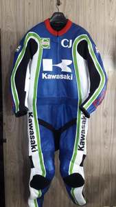 Motorbike Racing <b>Suit</b> Breathable Heavy Leather <b>Full</b> Sleeve Men's Made in Pakistan - Product Image 4