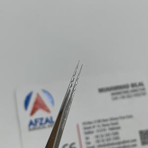 Pinzas de pestañas puntiagudas de acero inoxidable Pinzas de aislamiento de calidad profesional Pinzas de pestañas puntiagudas de alta calidad - Product Image 2