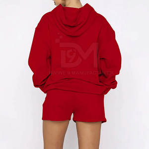 Ensemble de sweat à capuche pour femmes de haute qualité élégant nouveau Design pour l'hiver couleur unie sweats à capuche décontractés en gros - Product Image 3