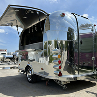 Remorque de Food Truck Personnalisable, Remorques de Restauration Rapide, Remorques de Cuisine de Rue, Café, Pizza, Équipements Complets, Chariot de Snacks de Rue