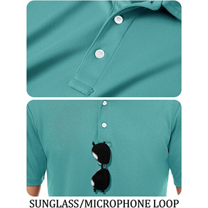 Meilleure vente polos d'été à manches courtes pour hommes conception à séchage rapide grande taille décontracté bureau respirant vêtements de plage polos - Product Image 4