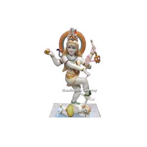 Decorative Marble Dancing <b>Shiva</b> <b>Statue</b> - Product Image 1