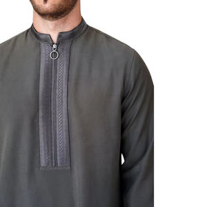 Túnicas Islámicas para Hombre de Primera Calidad, Elegantes, Casuales, Transpirables, Ligeras, de Secado Rápido, de Algodón, Largas, Precio al por Mayor - Product Image 2