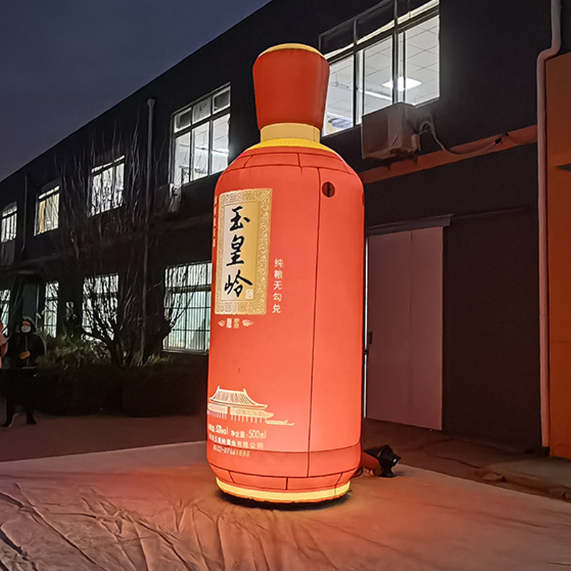 Brand Promotion Inflatable Liquor Bottle Outdoor