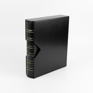 Đen cao cấp 3-Ring Binder với slipcase công suất lớn mở rộng thẻ Collector thư mục cho tiền xu, tem & thẻ - Product Image 2